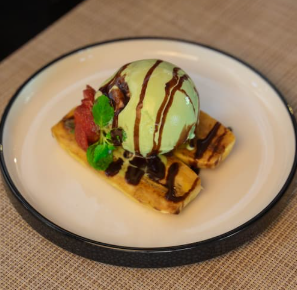 Banana Flambe with Choice of Gelato
